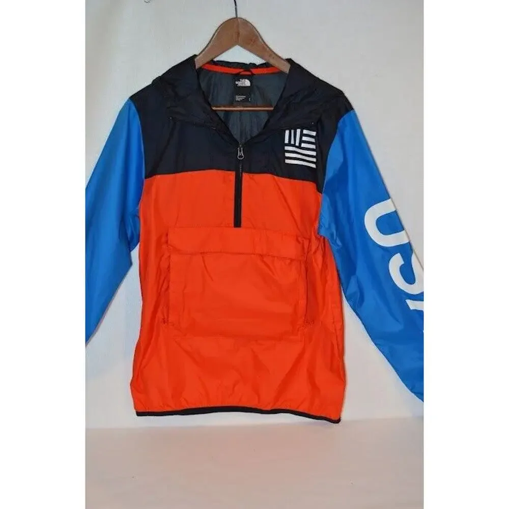 The North Face IC Anorak Windbreaker‎ Windwall Packable Jacket Mens $89 Sz S TNF